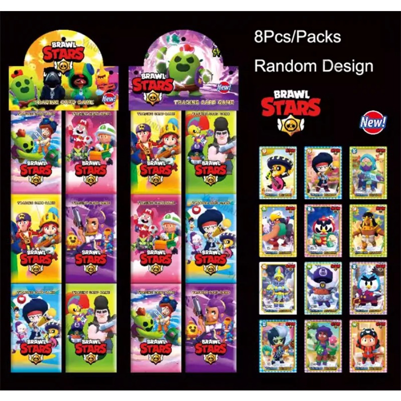 Board Game For Kids - การ์ดสะสมแบบสุ่ม อนิเมะ บราวสตาร์ส คอลเลคชั่น เกม แบทเทิล