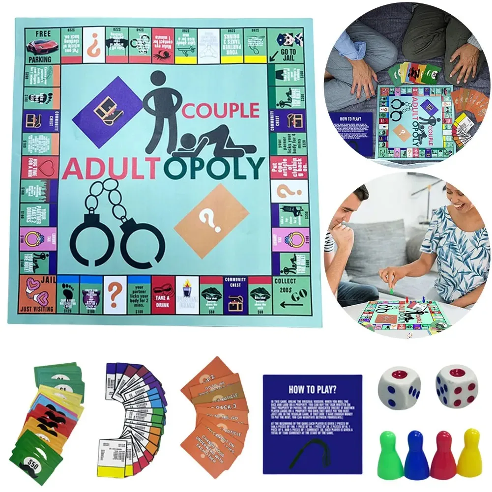 Board Game Unmatched - เกมกระดาน Adultopoly สำหรับคู่รัก เกมกระดาน Opoly สำหรับผู้ใหญ่