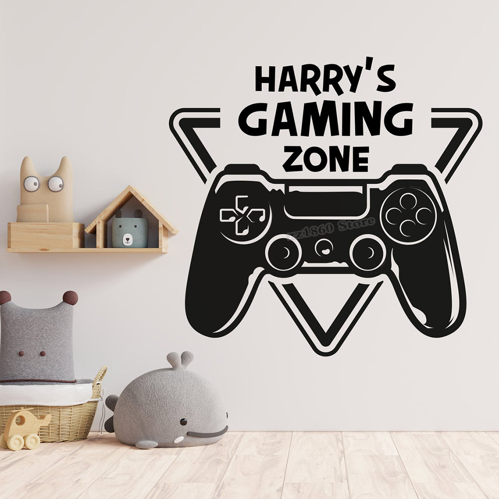 Board Game Movie - Custom ชื่อ Gaming Zone Wall Decal