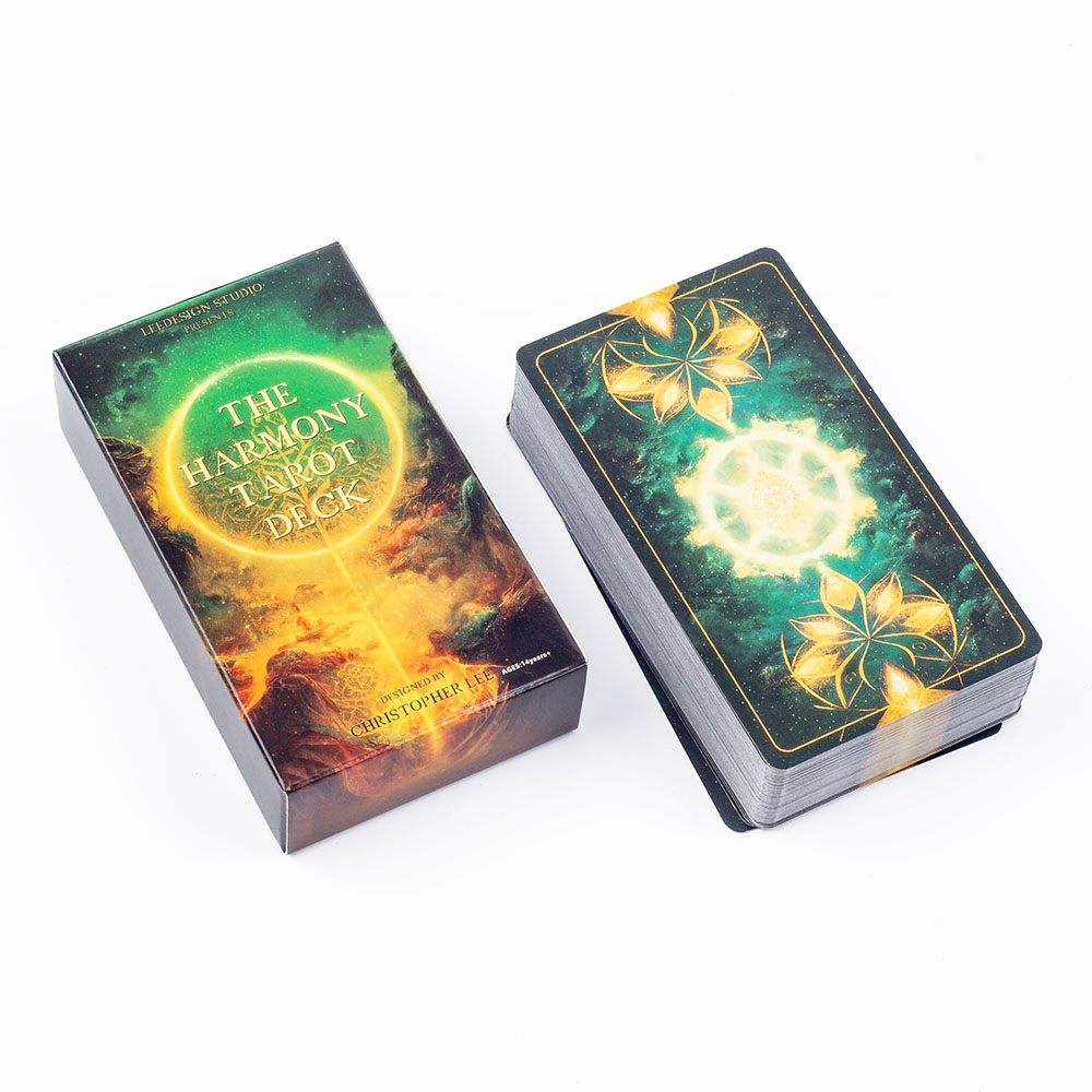 Board Game Harmonies - ชุดไพ่ฮาร์โมนี 78 ใบ ไพ่ภาษาอังกฤษ สำหรับทำนายดวง ขนาด