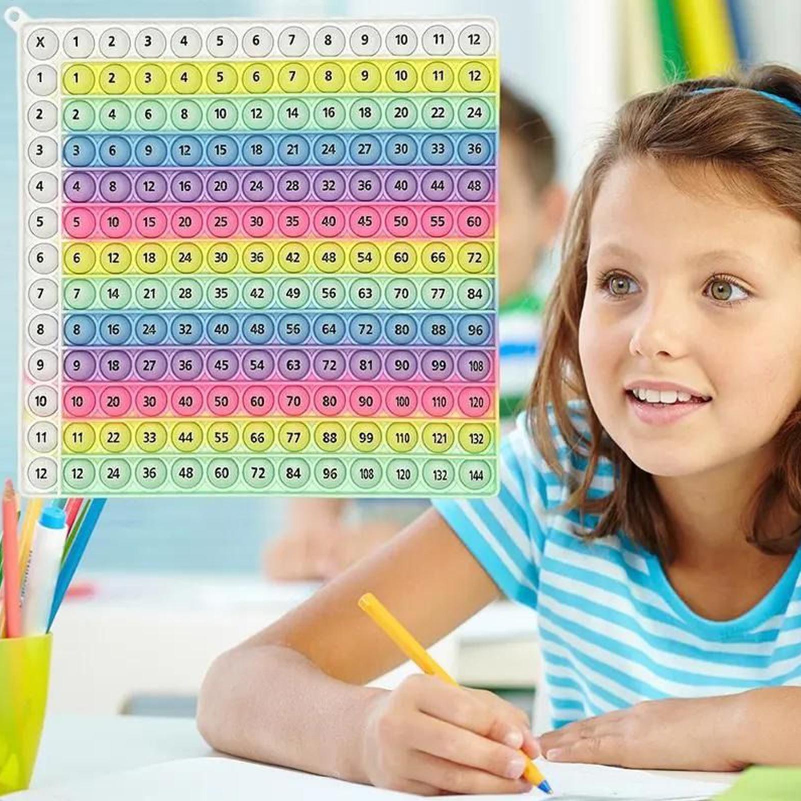 กระดานกดตัวเลขฝึกคูณ ฝึกสูตรคณ - Board Game For Kids บทวิจารณ์และราคา