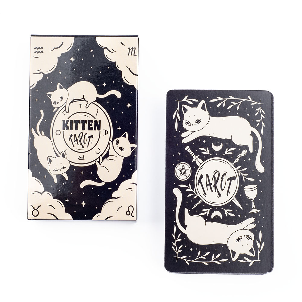 สำรับไพ่ทาโรต์สำหรับลูกแมว78ชิ - Board Game Horror บทวิจารณ์และราคา