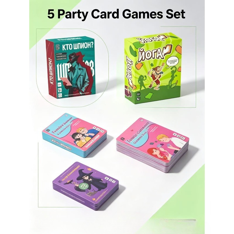 ชุดเกมไพ่ปาร์ตี้ 5 ชิ้นแบบผสม, - Board Game Unmatched บทวิจารณ์และราคา
