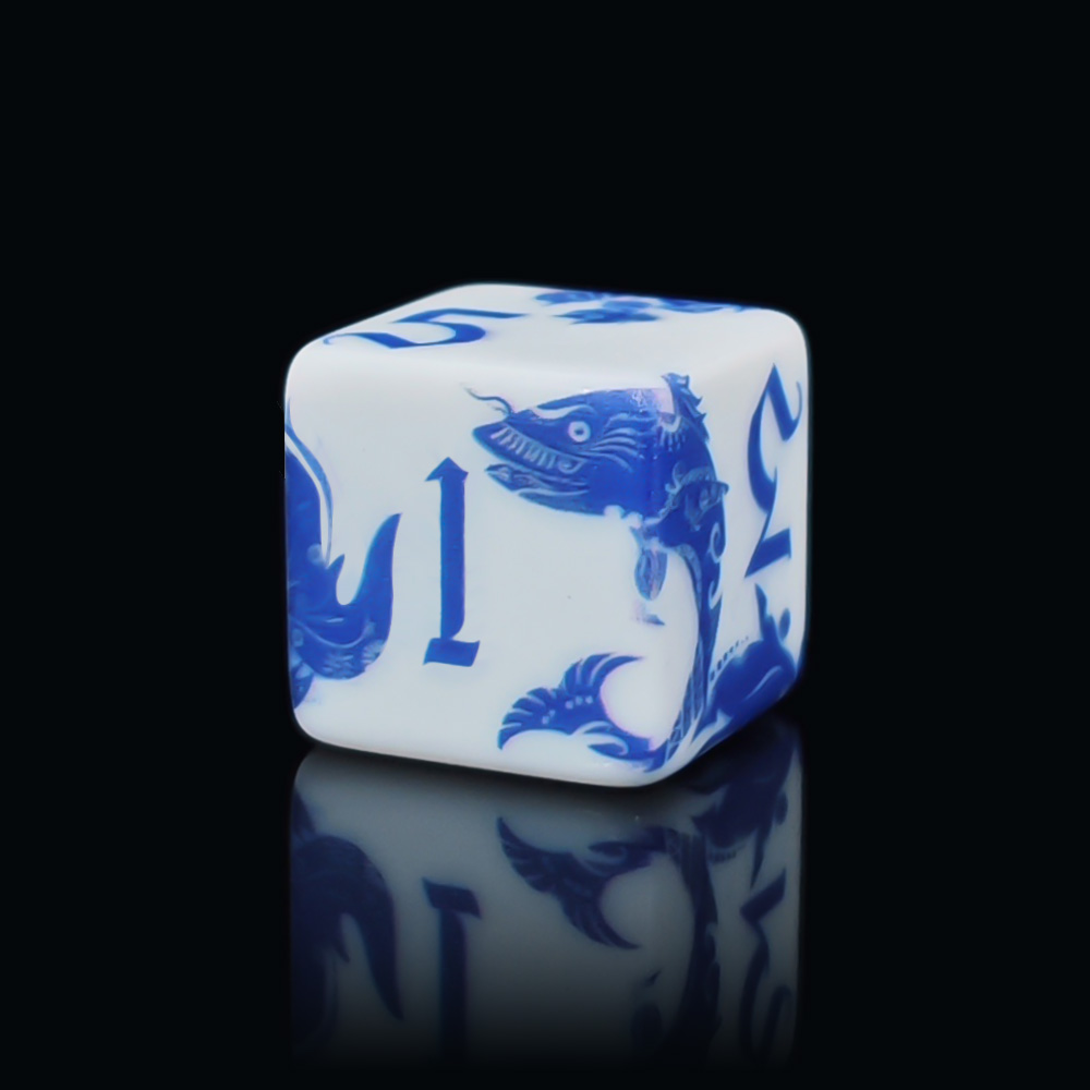 12 ชิ้น ลูกเต๋า 6 ด้าน ลายปลาค - Board Game Rpg บทวิจารณ์และราคา