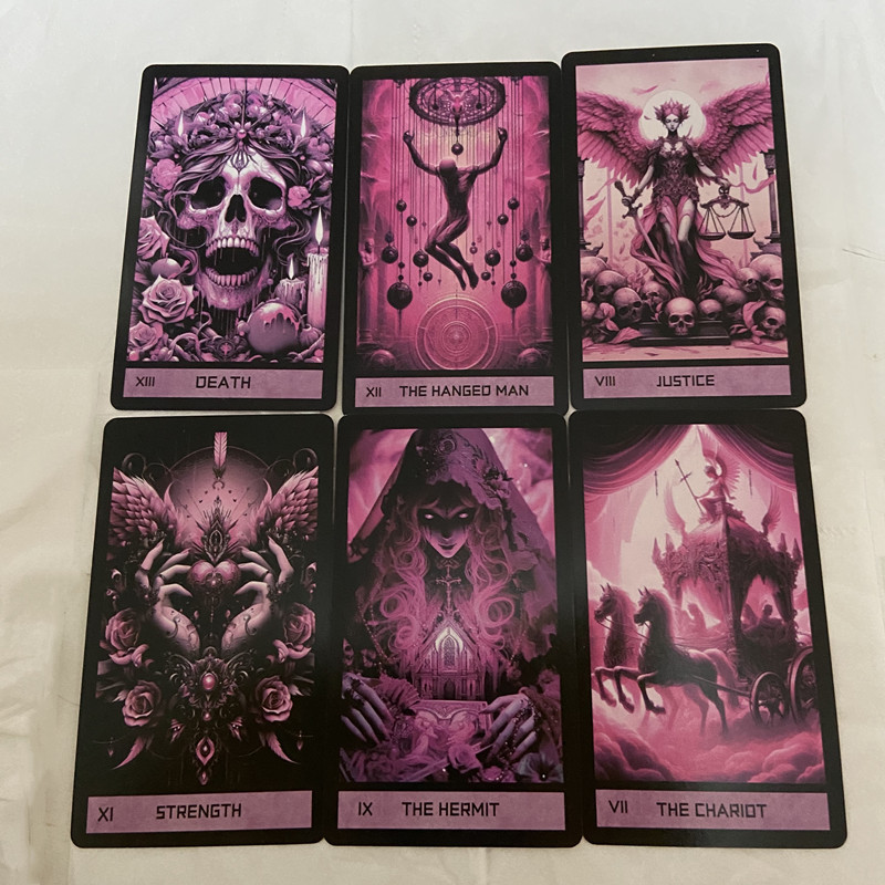 ไพ่ทาโรต์กอธิคสีชมพู 78 ใบ ภาษ - Board Game Horror บทวิจารณ์และราคา