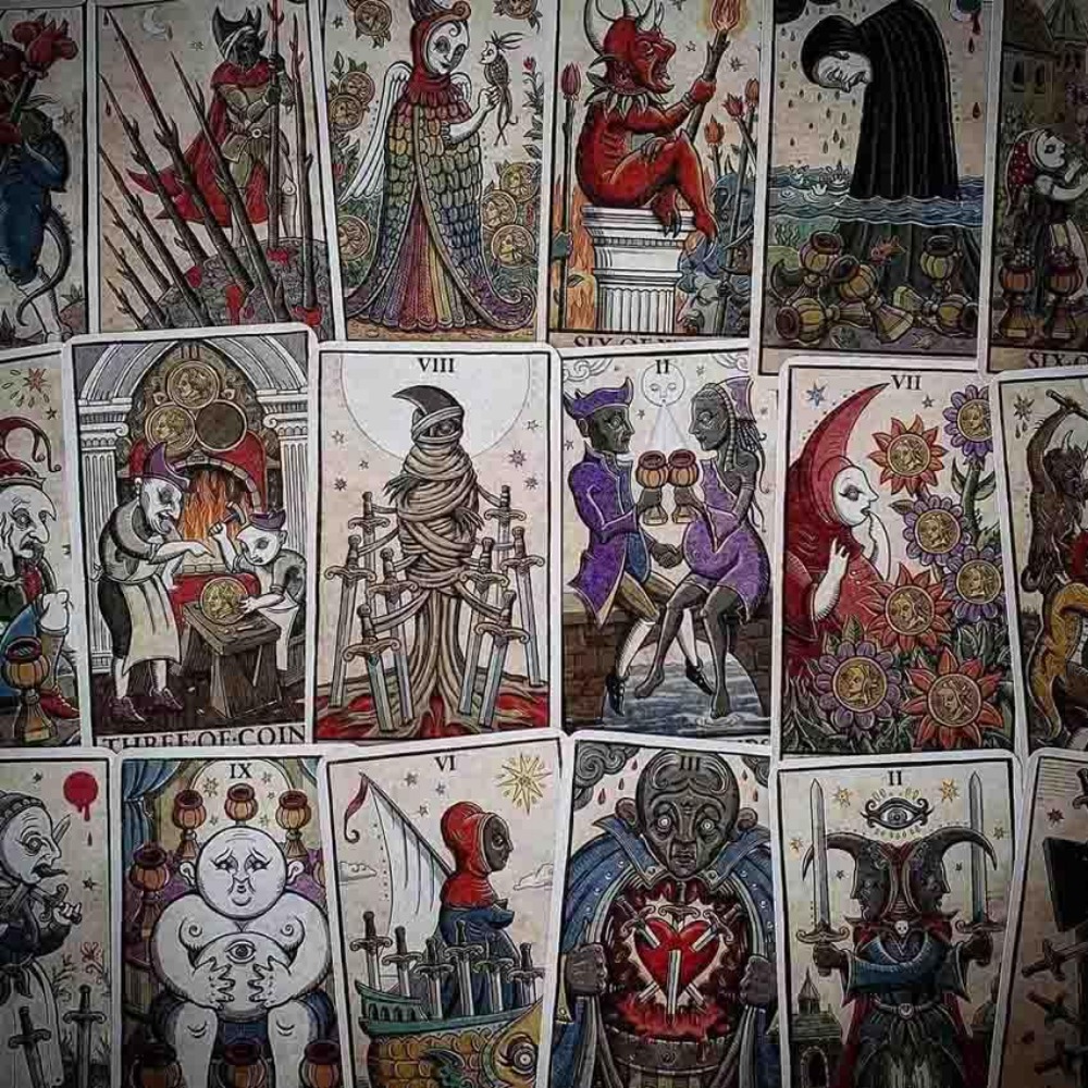 Trionfi Della Luna ภาพประกอบไพ - Board Game Horror บทวิจารณ์และราคา