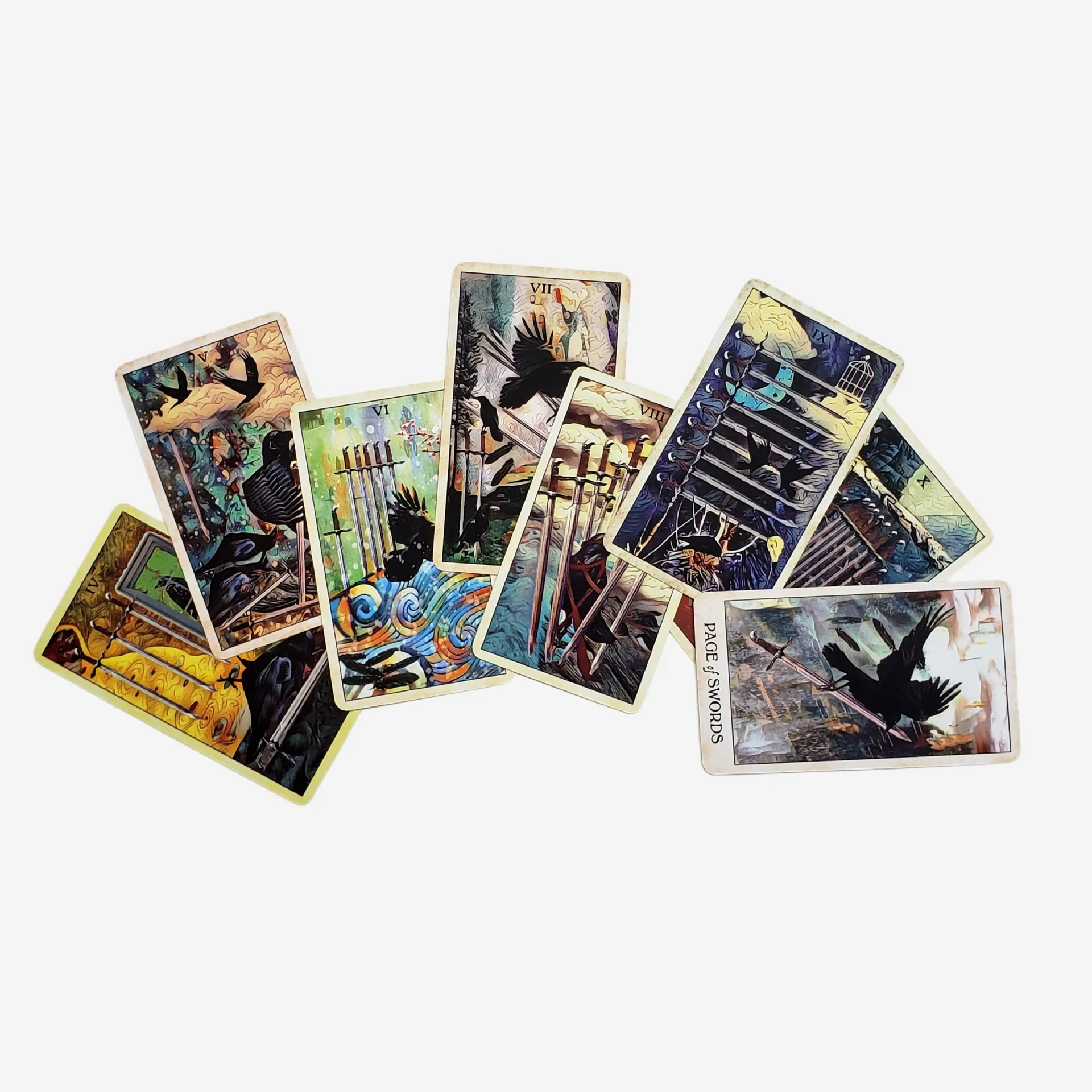 ใหม่ Crow TAROT Cardn 78 Tarot - Board Game Horror บทวิจารณ์และราคา
