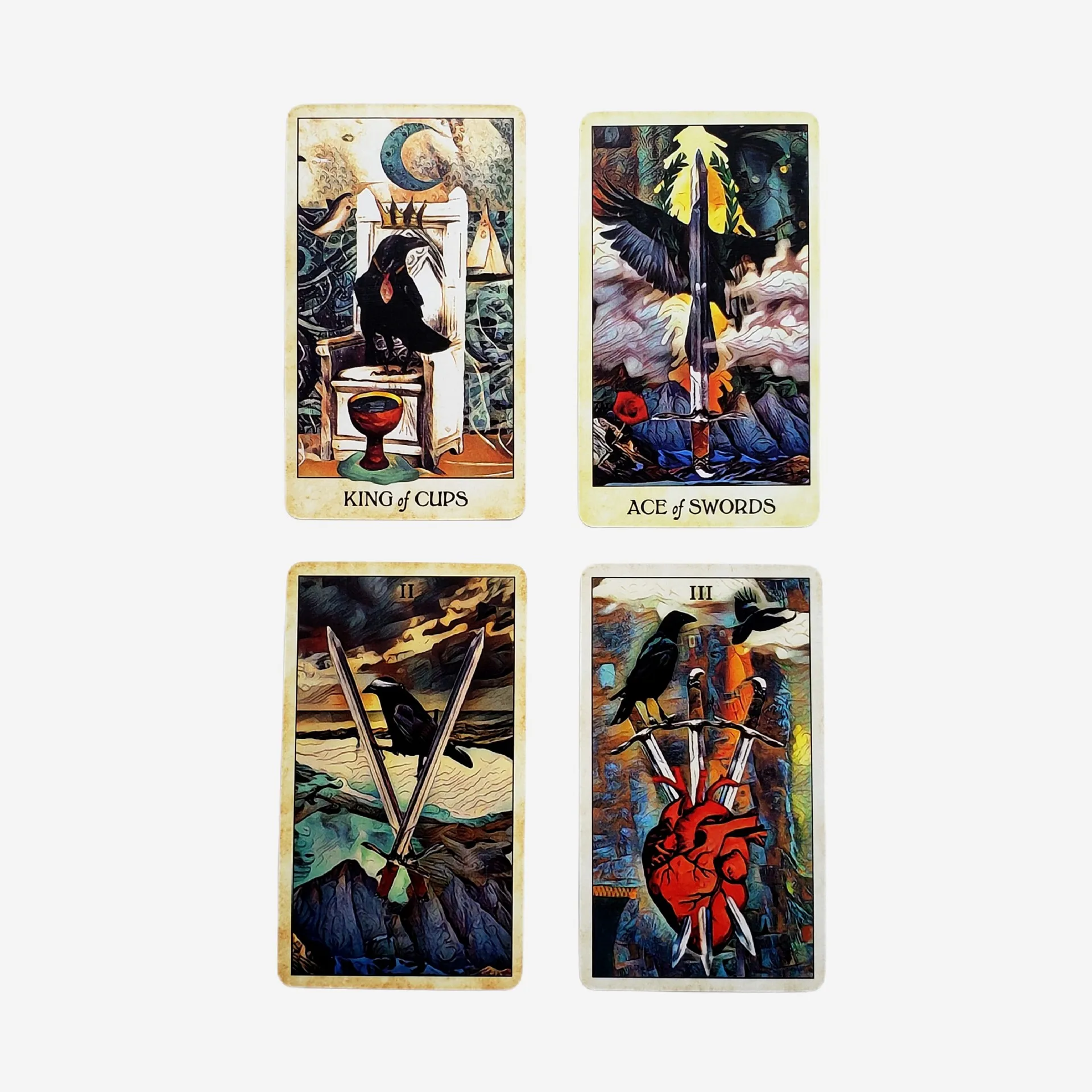 ใหม่ Crow TAROT Cardn 78 Tarot - Board Game Horror บทวิจารณ์และราคา