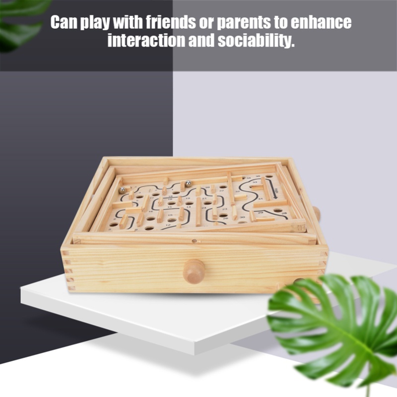 เกมกระดานฝึกสมองแบบเขาวงกตไม้ส - Board Game For Kids บทวิจารณ์และราคา