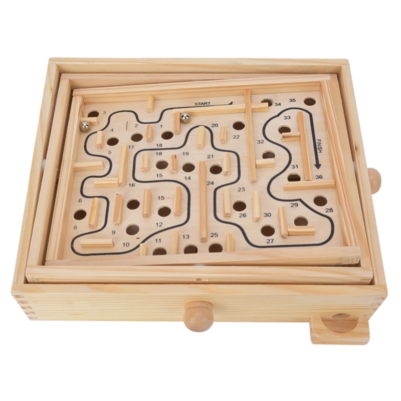เกมกระดานฝึกสมองแบบเขาวงกตไม้ส - Board Game For Kids บทวิจารณ์และราคา