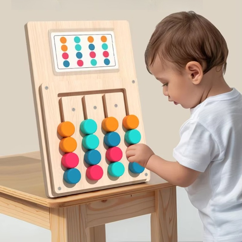 กระดานการเรียนรู้การจับคู่สีแล - Board Game For Kids บทวิจารณ์และราคา
